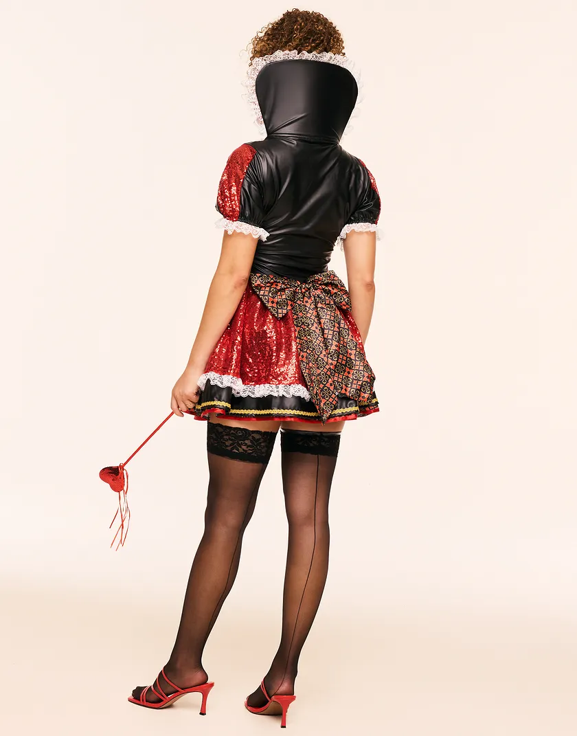 Queen of Hearts Costume accessory bundle Model 4