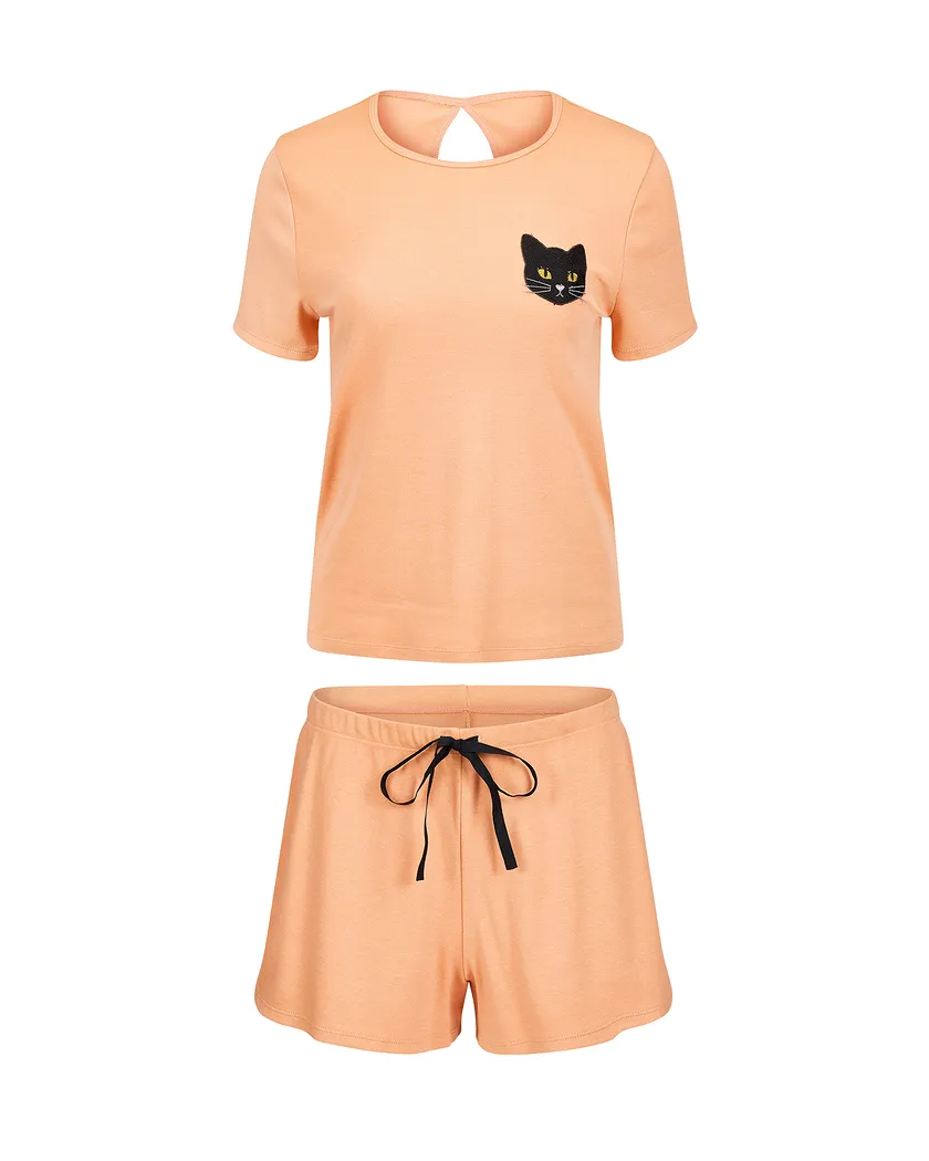Catrine Novelty Orange sleepwear bundle Still 2