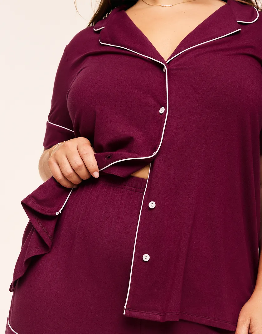 Jayne Dark Red Plus sleepwear bundle Model 5