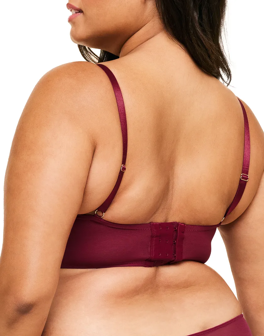 Rosita Dark Red 3 Plus Contour bra bundle Model 5