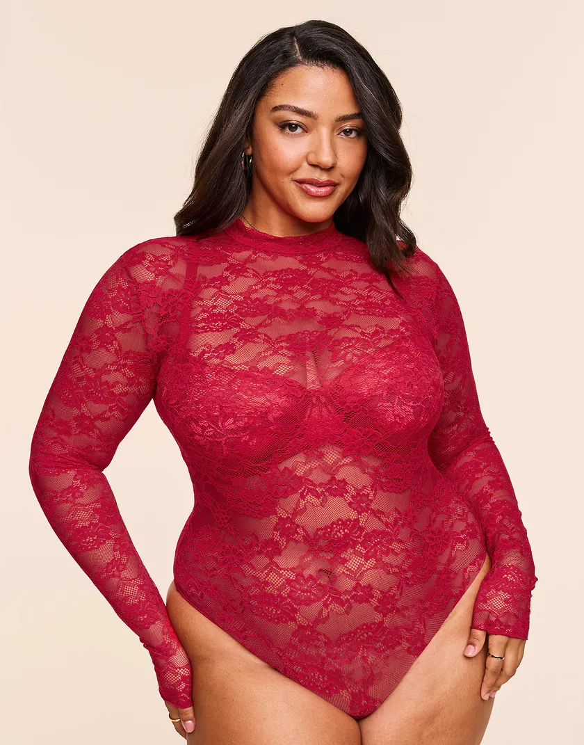 Meredith Dark Red Plus lounge bundle Model 2