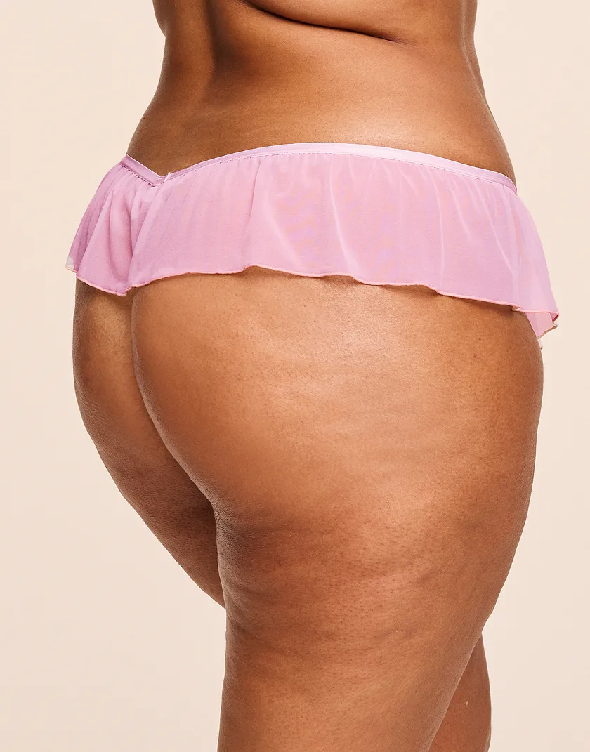 Pipa G-String Light Pink Plus panty bundle Model 5