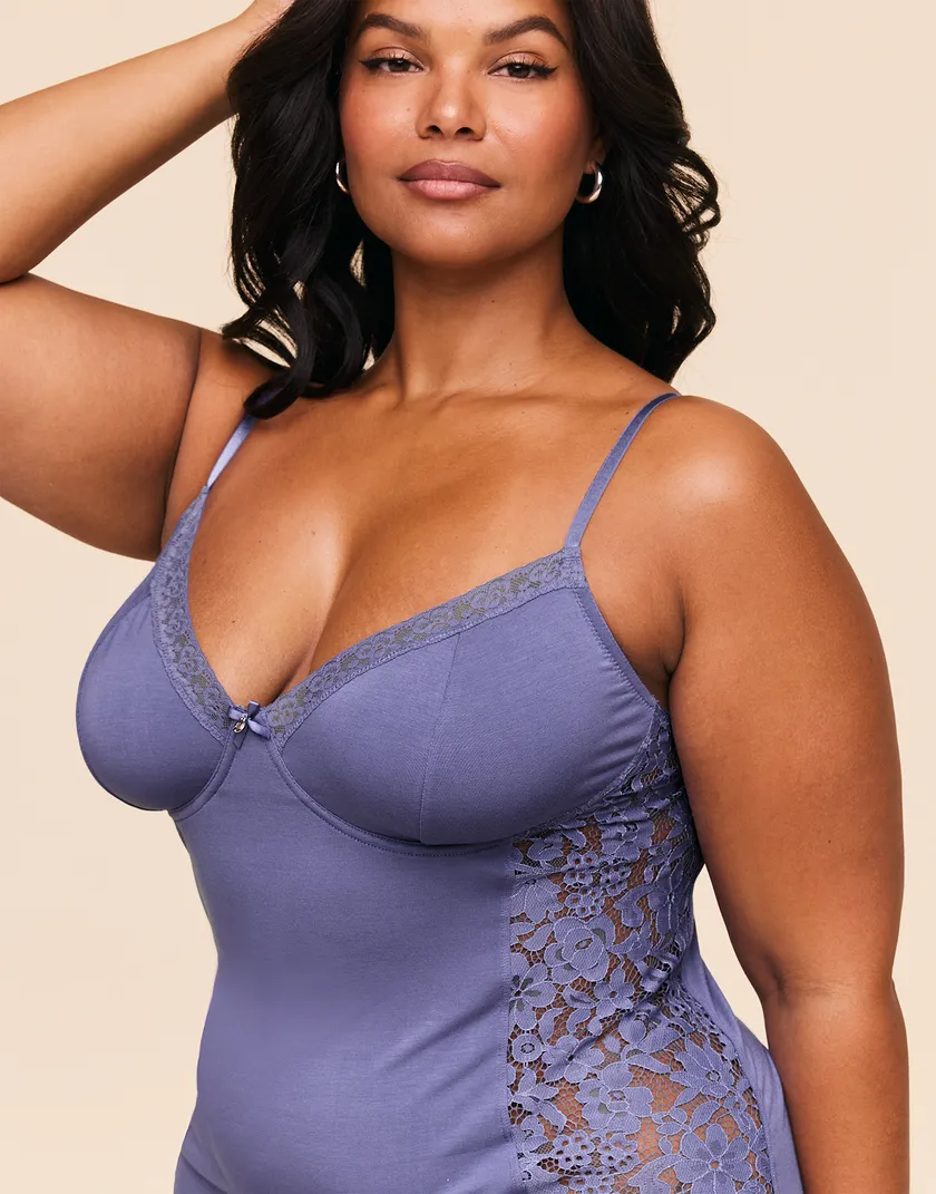 Kamryn Dark Purple Plus sleepwear bundle Model 5