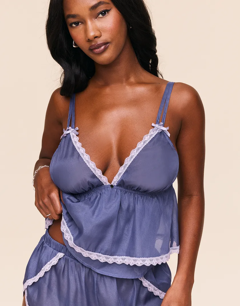 Neela Dark Purple lingerie bundle Model 3