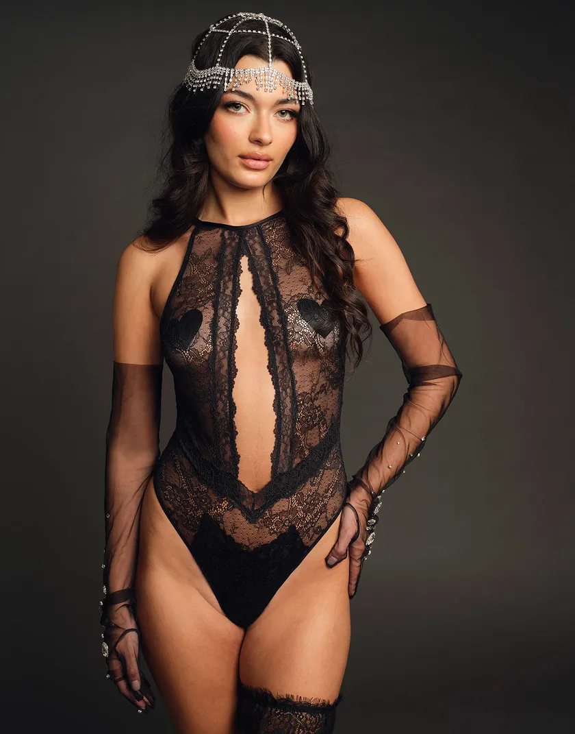 Mayella Black Unlined lingerie bundle Model 7