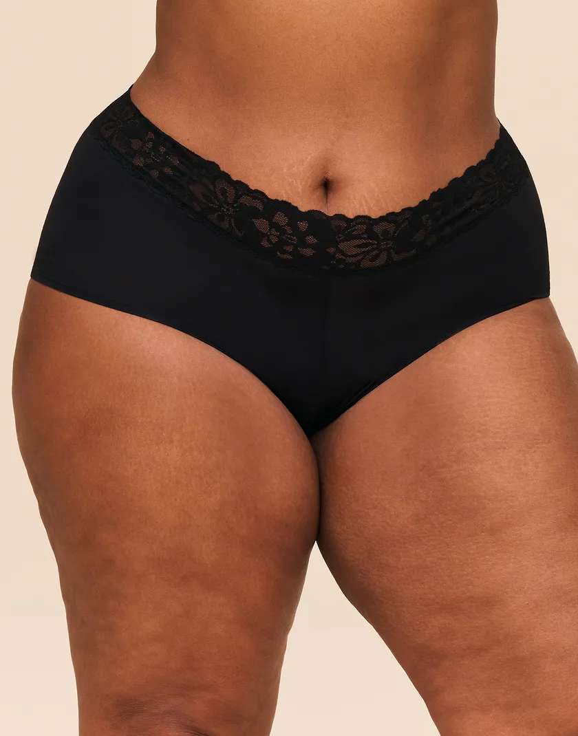 Leondre C1 Shortie Black Plus panty bundle Model 2