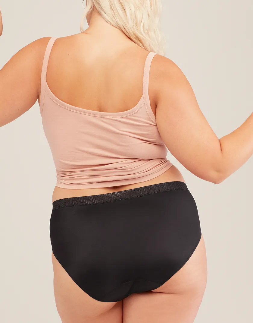 Madison Midi Brief Black Plus panty bundle Model 2