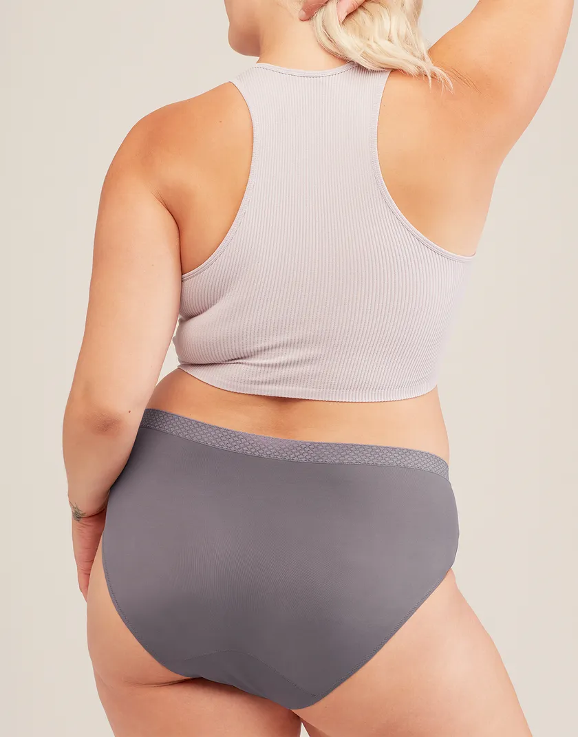 Madison Midi Brief Dark Gray Plus panty bundle Model 2