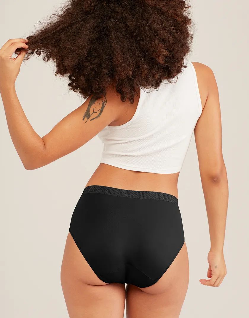 Madison Midi Brief Black panty bundle Model 1