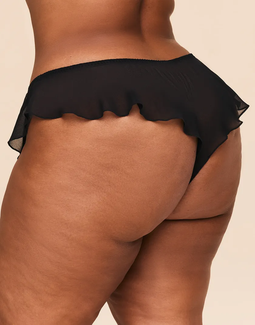 Coryna Tanga Black Plus panty bundle Model 2