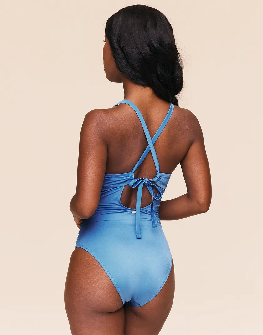 Joan Dark Blue Contour swimwear bundle Model 6