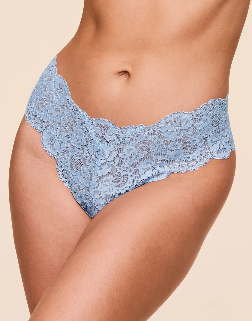 Aster Pearl Thong Medium Blue panty bundle Model 4