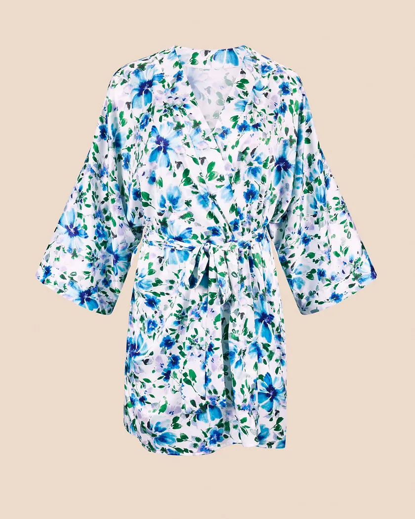 Izabella B1 Floral White sleepwear bundle Still 3