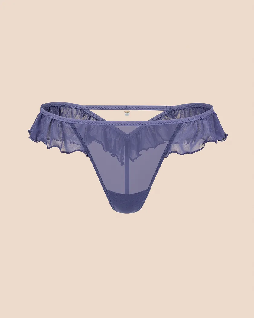 Delphine G-String Dark Purple panty bundle Still 4