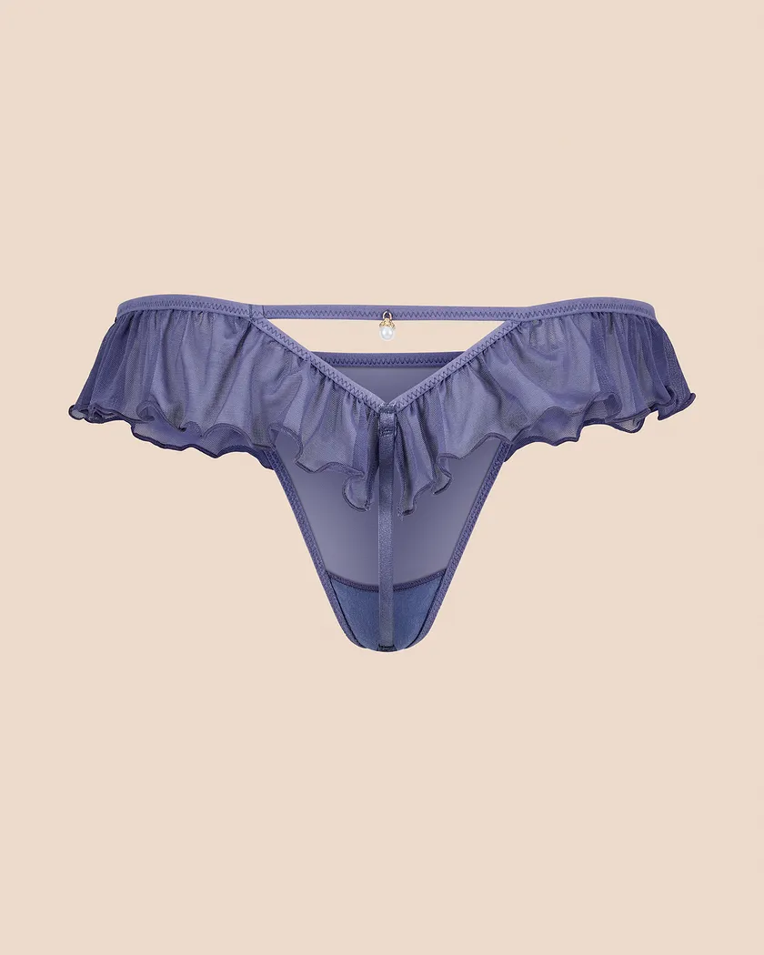 Delphine G-String Dark Purple panty bundle Still 2