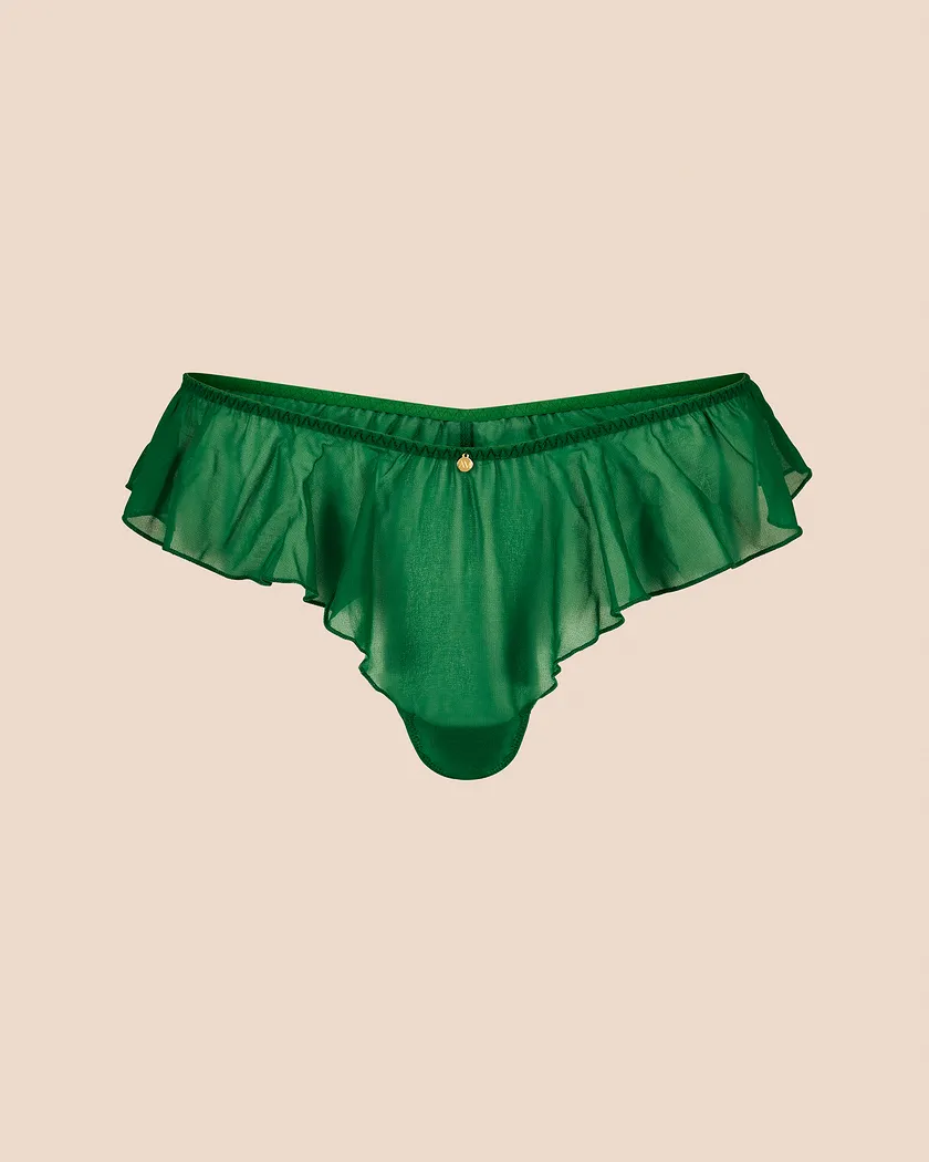 Coryna Tanga Dark Green panty bundle Still 3
