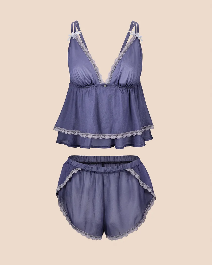 Neela Dark Purple lingerie bundle Still 2