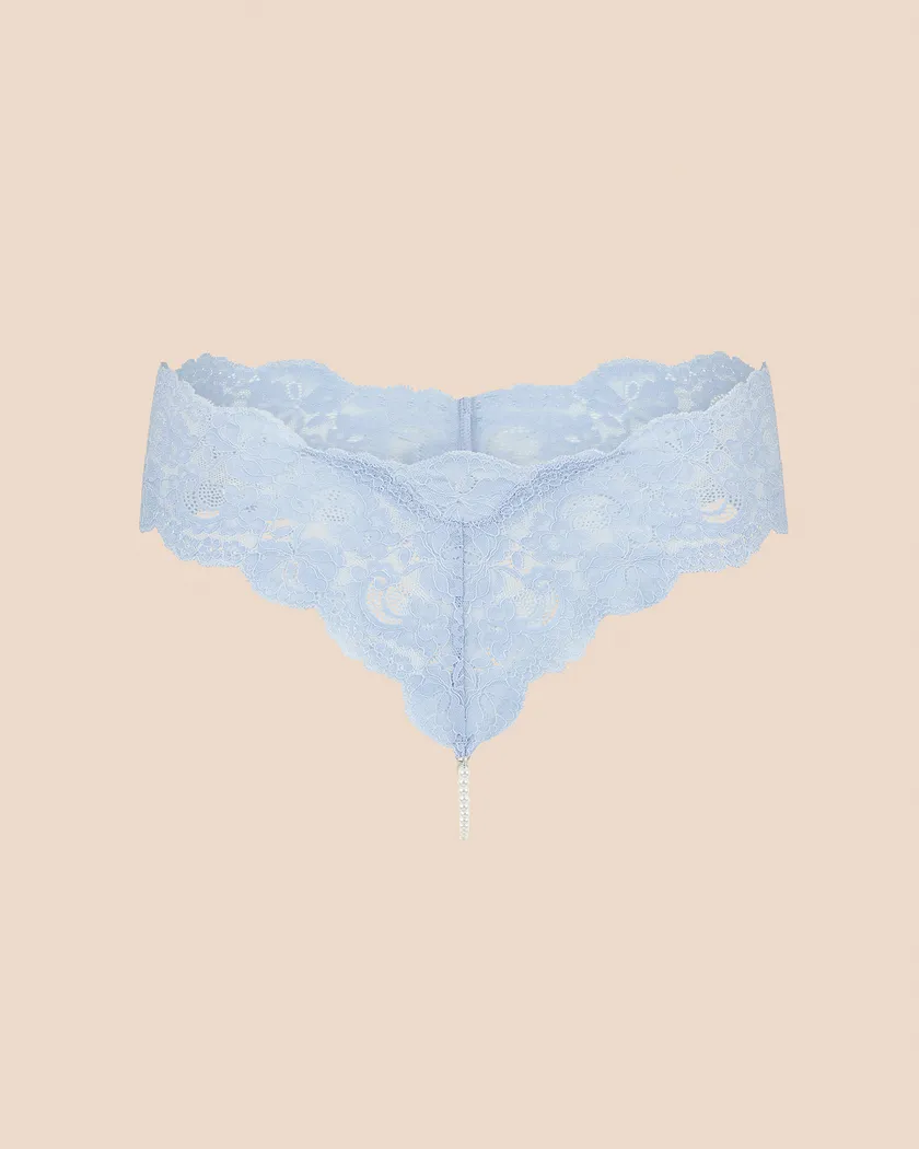 Aster Pearl Thong Medium Blue panty bundle Still 3
