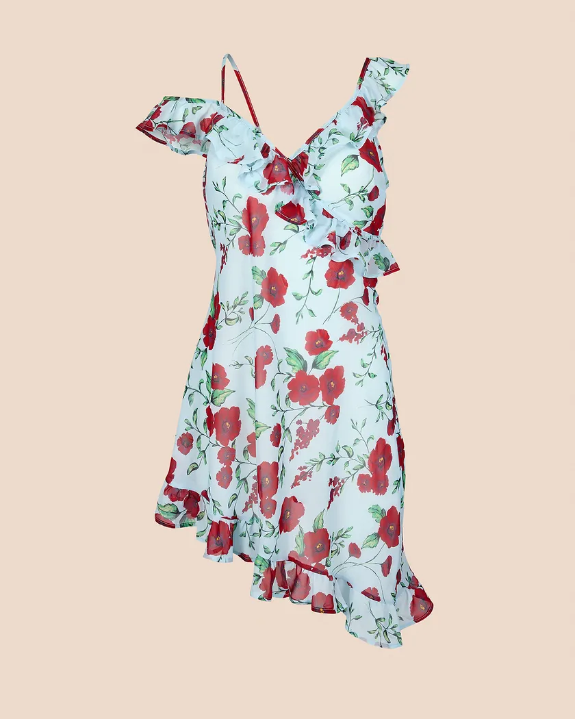 Carrie Floral Blue lounge bundle Still 2