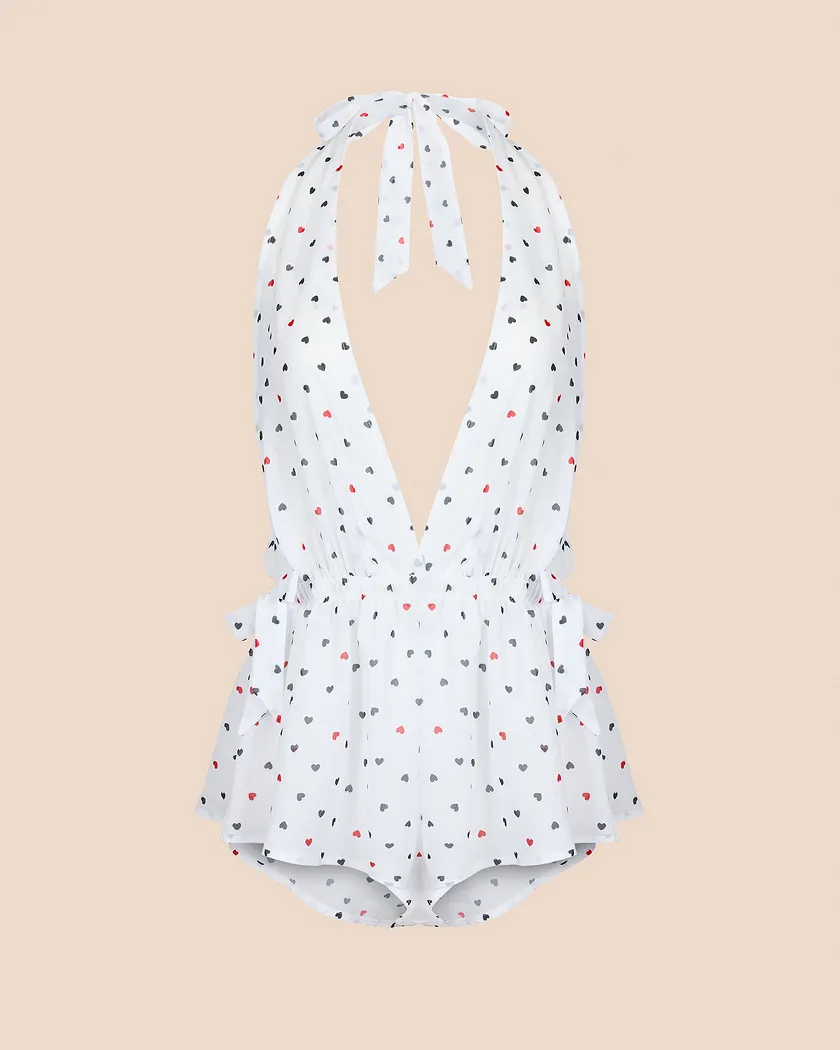 Merilyn Heart White lingerie bundle Still 2