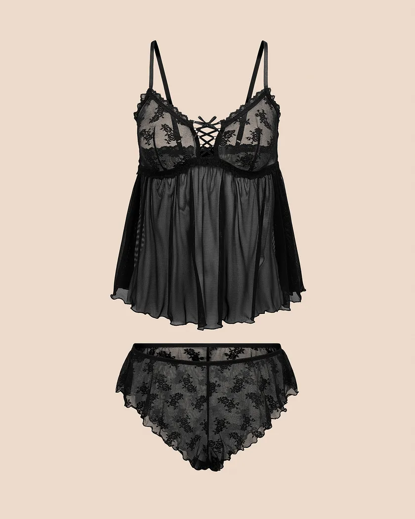 Seraphina Black lingerie bundle Still 2