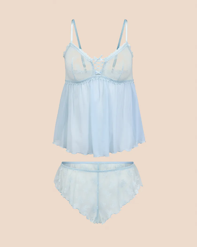 Seraphina Light Blue lingerie bundle Still 2