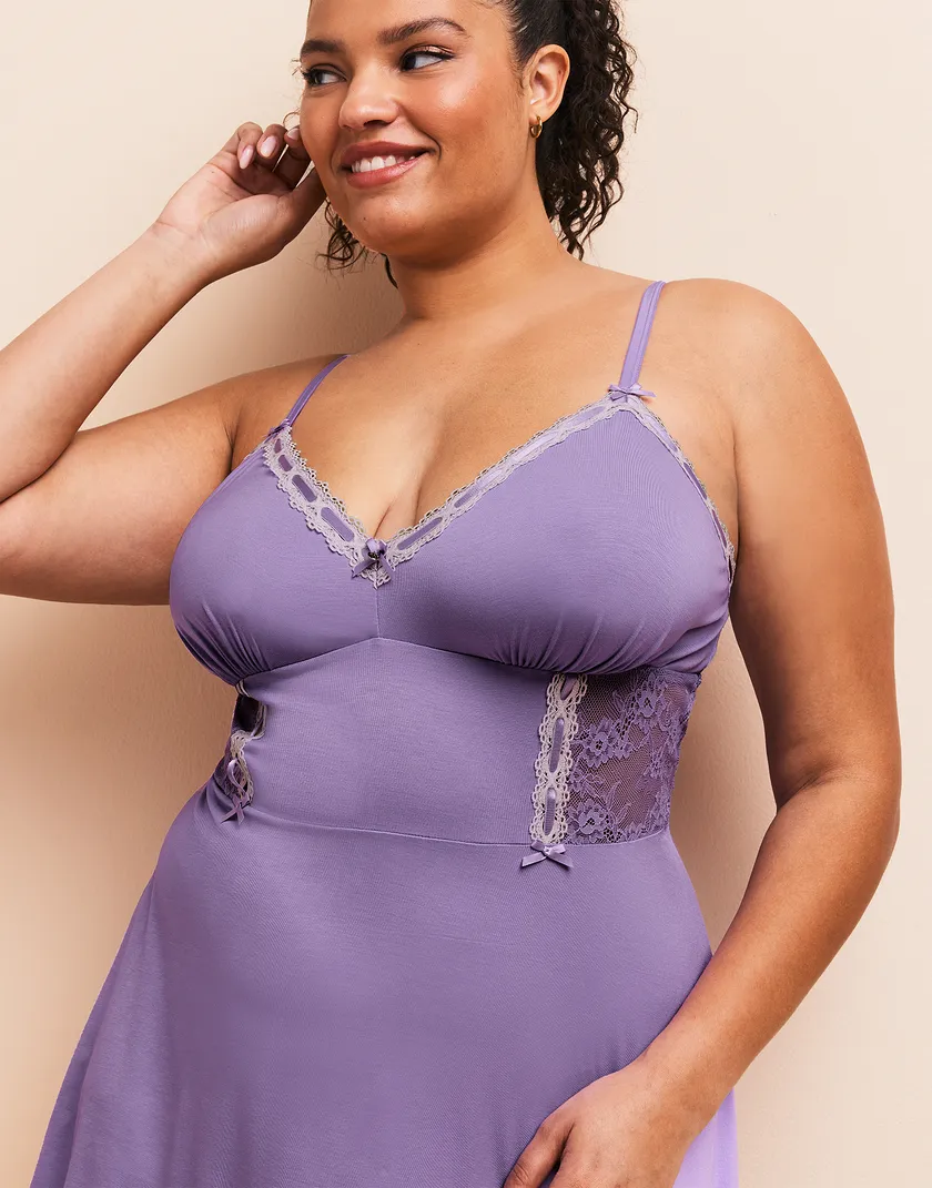 Hilda Medium Purple Plus sleepwear bundle Model 5