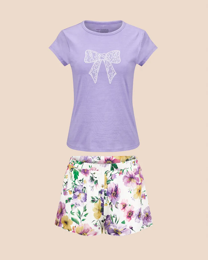 Kassie Medium Purple sleepwear bundle Still 3