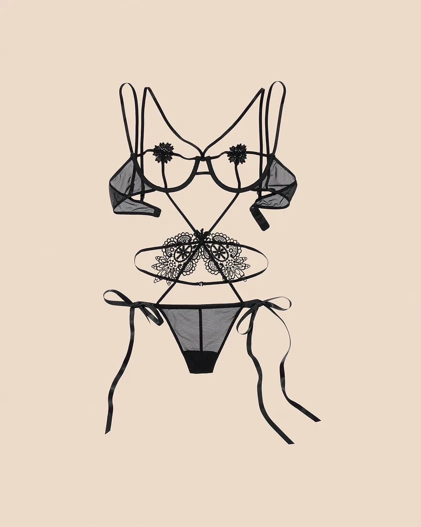 Sashey Black lingerie bundle Still 2