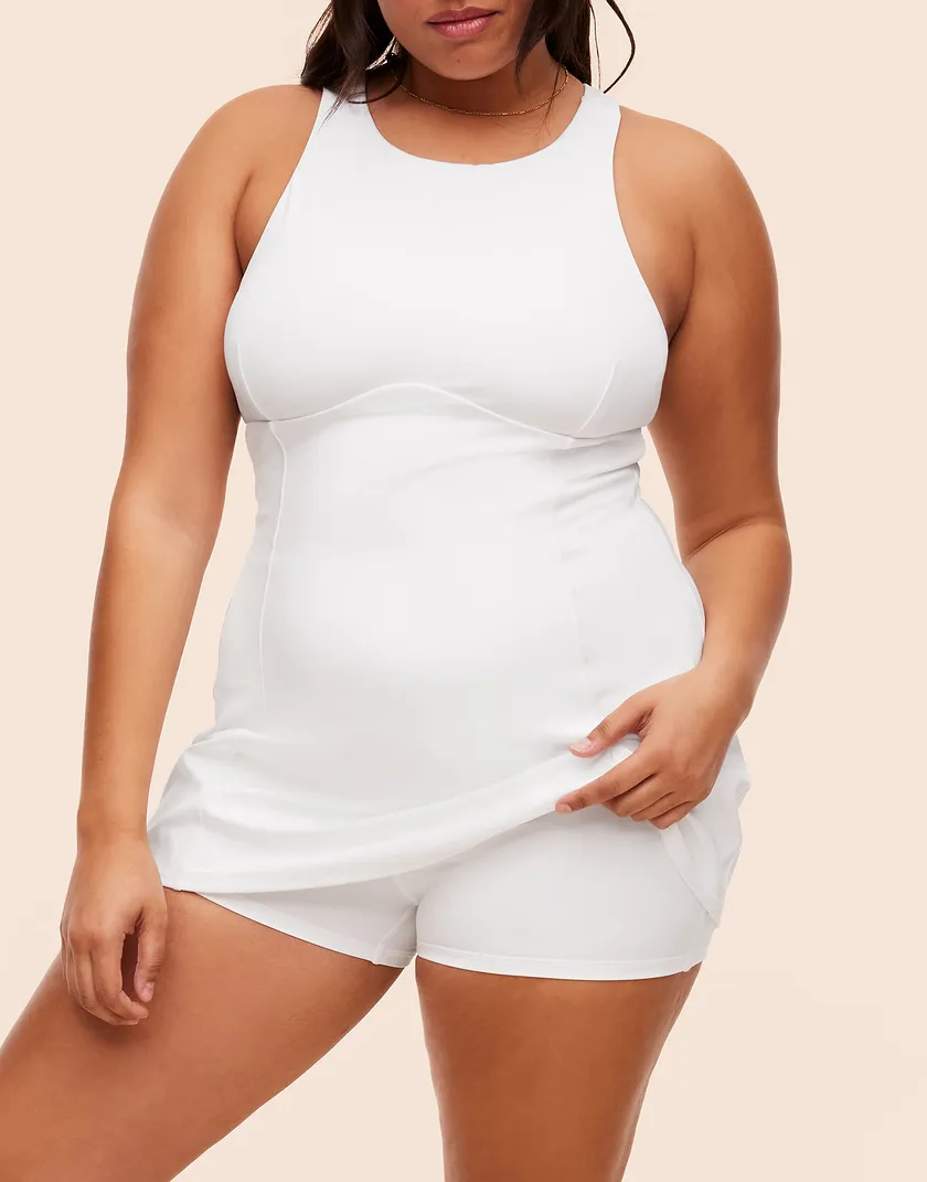 Daphnie White Plus Lined activewear bundle Model 5