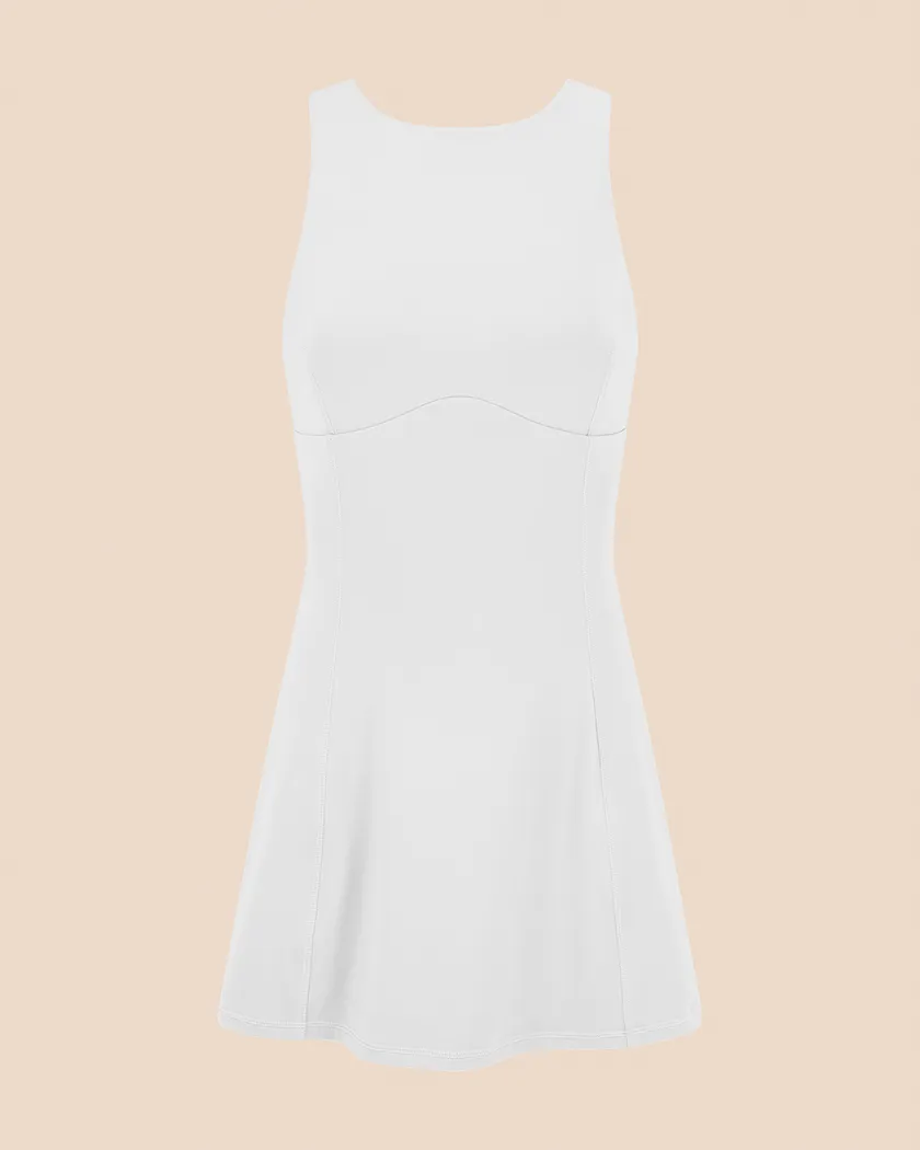 Daphnie White Lined activewear bundle Still 3