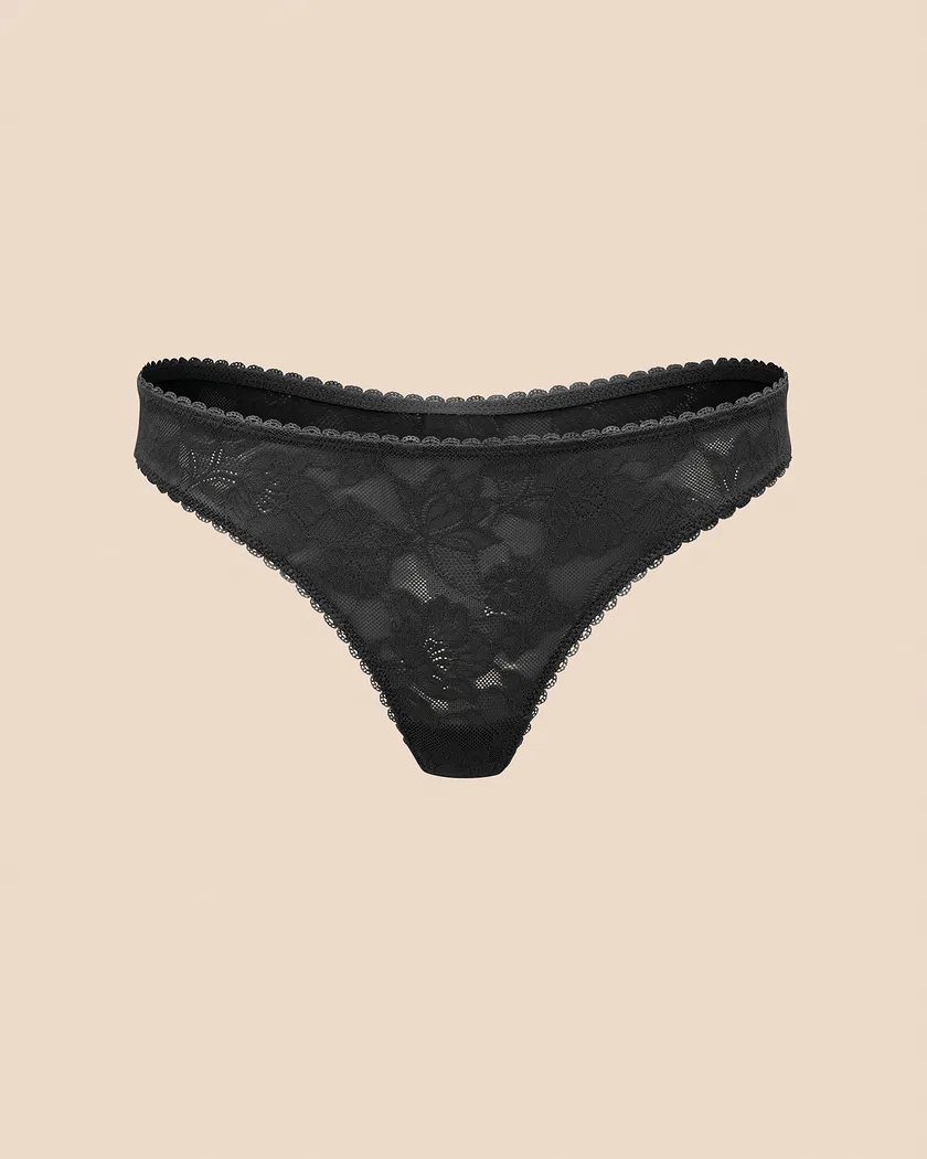 Delany Thong Black panty bundle Still 3
