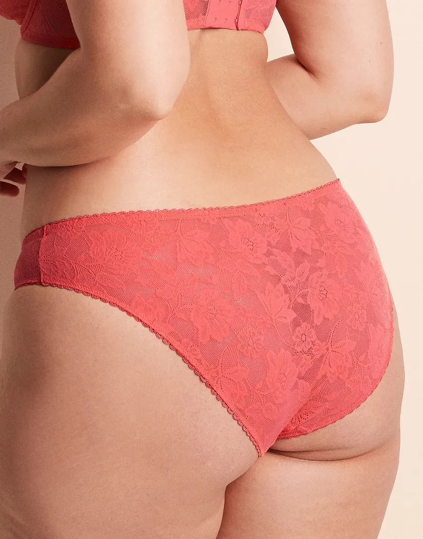 Leina Bikini Dark Pink Plus panty bundle Model 2