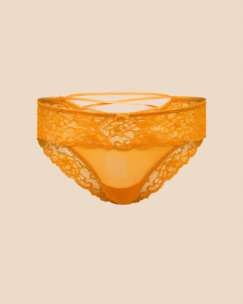 Enni B1 Bikini Medium Orange panty bundle Still 3